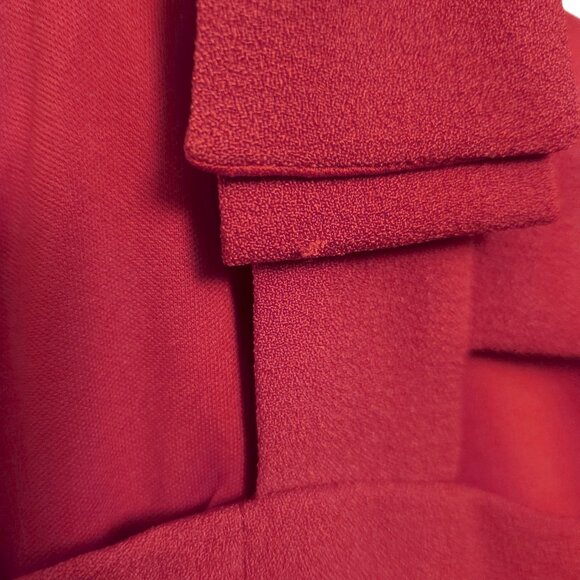 Nicole Miller Pink Coral Dress Size 6 Cut-Out Back With Bow Accents - Picture 8 of 8